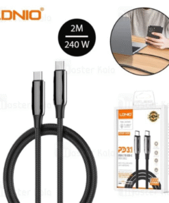 LC922C | كبل شحن تايب سي الى تايب سي يدعم الشحن السريع ونقل البيانات بقوة 240 واط 2 متر