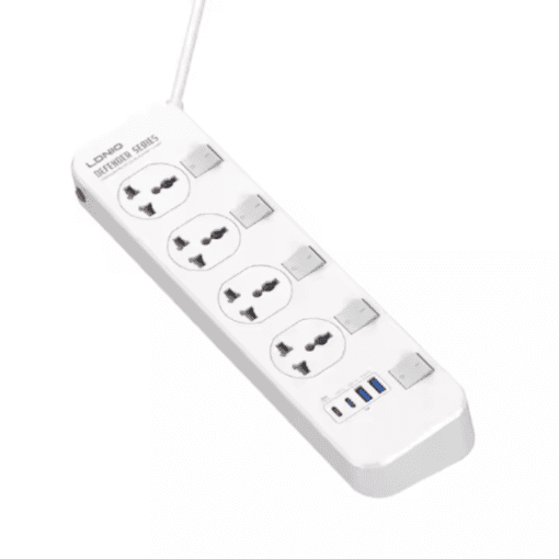 LDNIO | SC4408C Extension Power Socket 4AC 2USB+2USB-C Power Strip - Image 10
