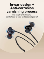 N01 | LDNIO Wireless stereo headset Neckband bluetooth headset Blue - Image 9