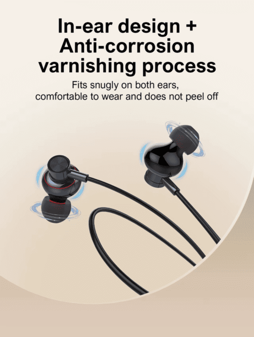 N01 | LDNIO Wireless stereo headset Neckband bluetooth headset Blue - Image 9