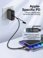 LDNIO | LC19 3-in-1 65W Super Fast Charging Cable 1.2m with LED Light Durable - Image 6