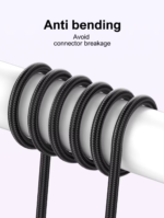 LDNIO | LC19 3-in-1 65W Super Fast Charging Cable 1.2m with LED Light Durable - Image 5