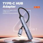 Ldnio Ds-74c Hub Usb-c Multi portas 3 TYPE-c + 1 Usb 3.0