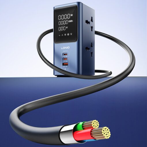 LDNIO | SC2 45W Universal Power strip desktop LED power Adapter - Image 4