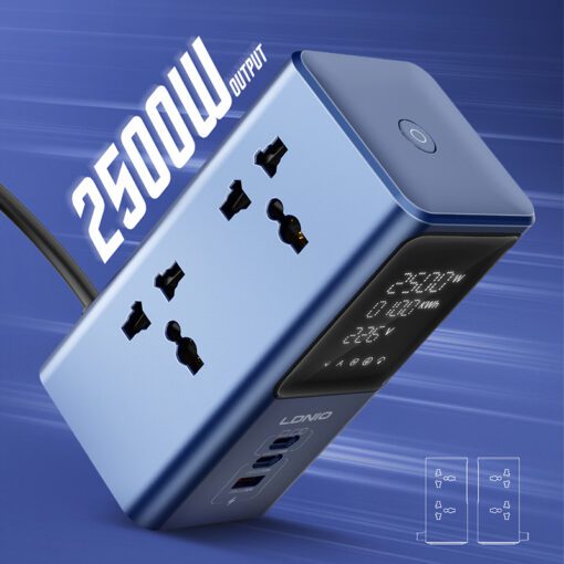 LDNIO | SC2 45W Universal Power strip desktop LED power Adapter - Image 5