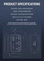 LDNIO | SC3604C Outdoor Waterproof 3-Way Power Strip with USB-C Ports - Image 7