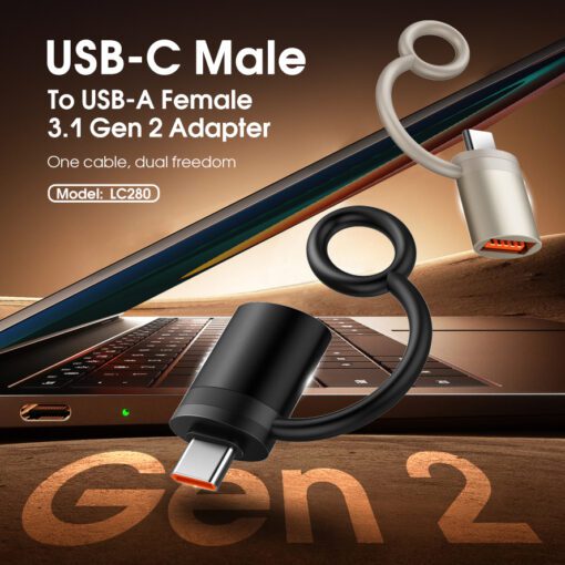 LDNIO | LC280 USB Convertor Type-C to USB-A Supports OTG Transfer - Image 3