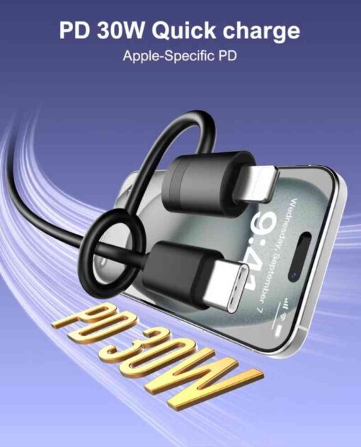 LDNIO | LC270 PD30W Lightning To USB-C Fast Charging Adapter - Image 3