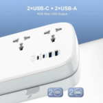 LDNIO | SC6 Power Strip 45W USB-C Port With 2m Extension Cord Power Socket - Image 7