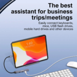 Ldnio Ds-74c Hub Usb-c Multi portas 3 TYPE-c + 1 Usb 3.0 - Image 4