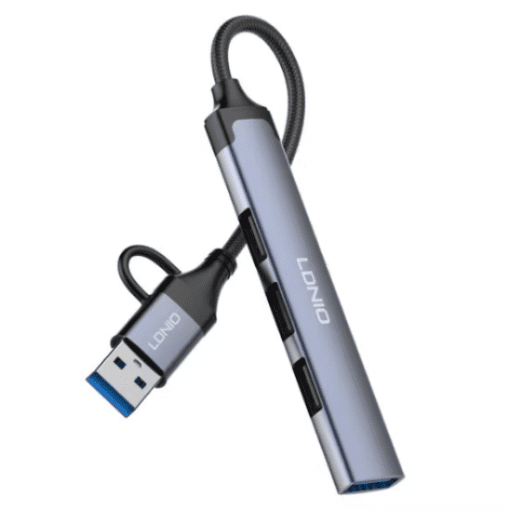 Ldnio | DS-64C 4-in-1 USB/Type-C Hub Adapter - Image 7