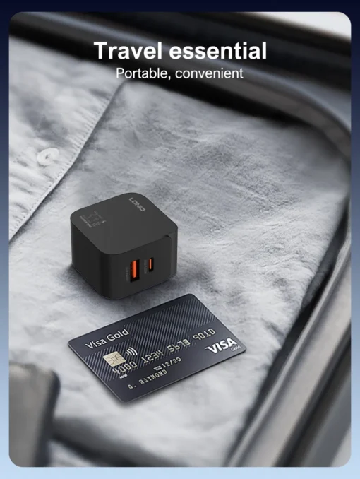 Q2 | LDNIO 33W USB-C/A Super Fast Charger with USB-C to USB-C data cable - Image 10