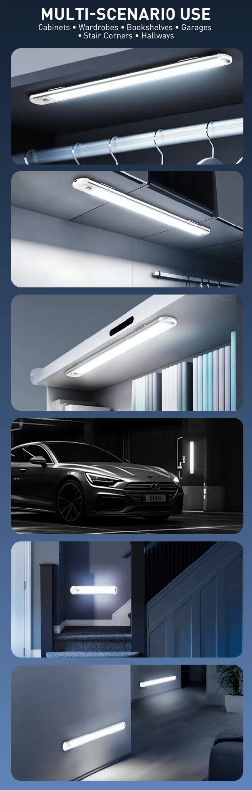 ⁦Y6 | لدنيو كشاف LED ذكي مغناطيسي بمستشعر حركة PIR – بطارية 1500mAh⁩ - الصورة ⁦16⁩