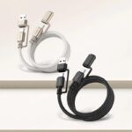 LC16 | LDNIO  65W 4-in-1 Fast Charging Cable USB-C /Lighting to USB-A/USB-C 1.2M - Image 7