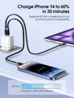 LC241i | LDNIO Automatic power-off Charging cable 30W Type-C to lightning | 1M - Image 4