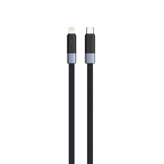 IMG_3468 LC241i | LDNIO Automatic power-off Charging cable 30W Type-C to lightning | 1M - Image 1