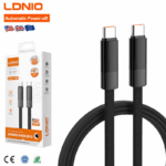 LC241C-100W | LDNIO Automatic power-off Charging cable Type-C to Type-C | 1M