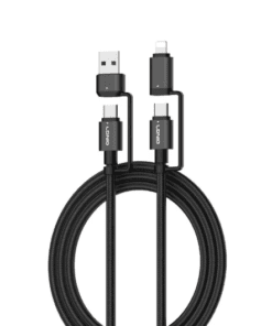 LC16 | LDNIO  65W 4-in-1 Fast Charging Cable USB-C /Lighting to USB-A/USB-C 1.2M