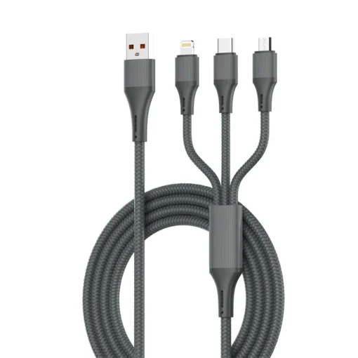 LC97U | LDNIO 3 in 1 Fast Charging Cable 100W - Image 2