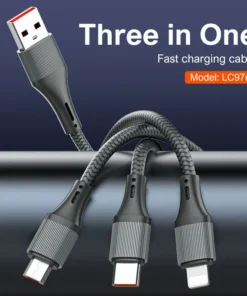 LC97U | LDNIO 3 in 1 Fast Charging Cable 100W