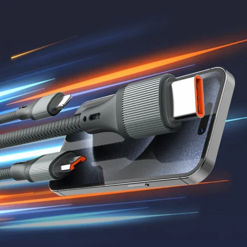 LC97U | LDNIO 3 in 1 Fast Charging Cable 100W - Image 3