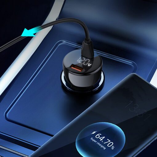 C101 | LDNIO 100W Dual USB Super Fast Car charger - Image 5