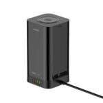 SEW4485 | LDNIO Multiple 2500w Tower Power Strip 32W USB Output With Wireless Charging - Image 5