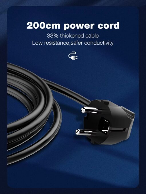 SEW4485 | LDNIO Multiple 2500w Tower Power Strip 32W USB Output With Wireless Charging - Image 13