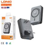 PQ26 | LDNIO 4-IN-1 MAGNETIC WIRELESS POWER BANK+CHARGER 65W