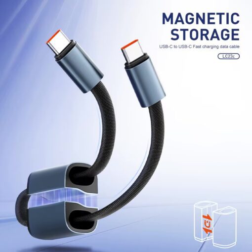 LC23C | LDNIO USB C Fast Charging Cable 65W |25CM - Image 2