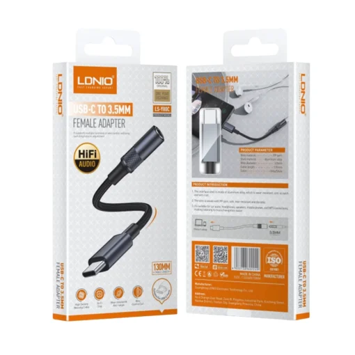 LSY80C | LDNIO 3.5MM AUDIO ADAPTER CABLE TYPE-C - Image 9