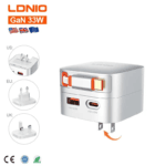 Q9 | LDNIO 33W Safe PD with built-in cable super-fast charging Q9 - Image 5