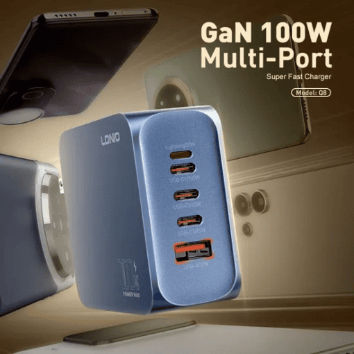 LDNIO | Q8 100W GaN Multi-Port PD Super-Fast Charger - Image 2