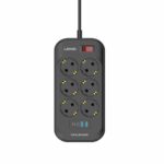 LDNIO SE6403C EU Plug Extension Power Socket 6 Way Outlet 4 USB Port 3.4A Surge Protector Electric Power Strip - Image 3