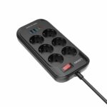 LDNIO SE6403C EU Plug Extension Power Socket 6 Way Outlet 4 USB Port 3.4A Surge Protector Electric Power Strip - Image 5