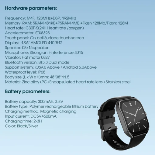 SW04 LDNIO square-shaped watch screen smart life watch - Image 10