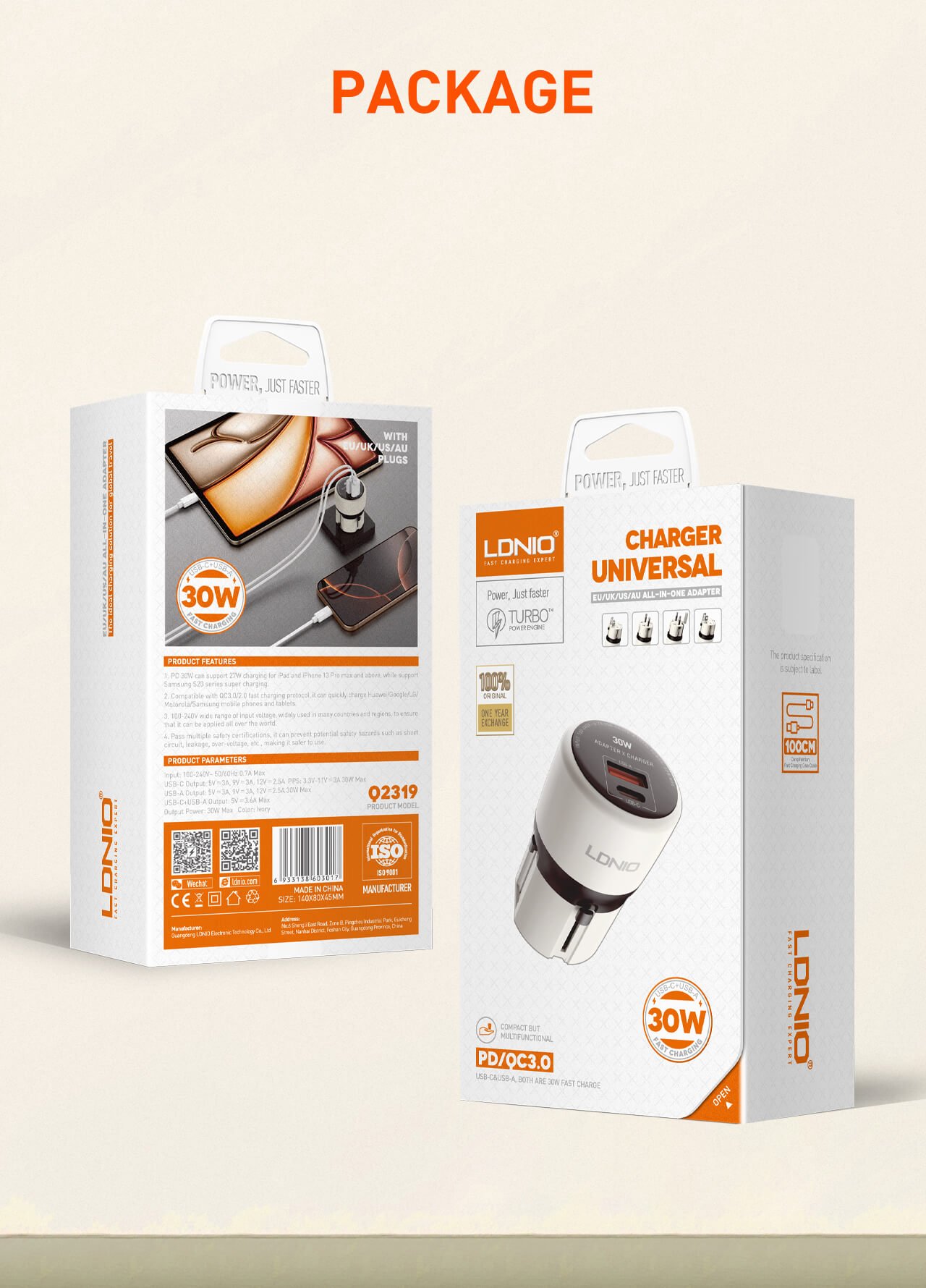 LDNIO Q2319 Original Box