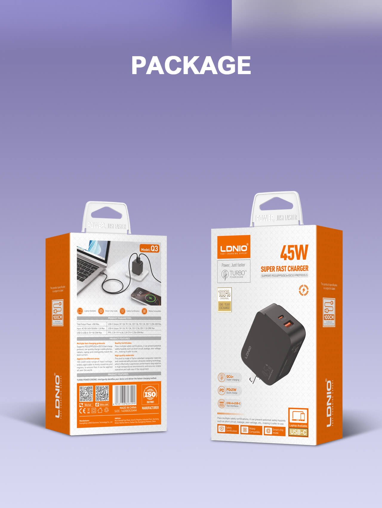LDNIO Q3 Original Box
