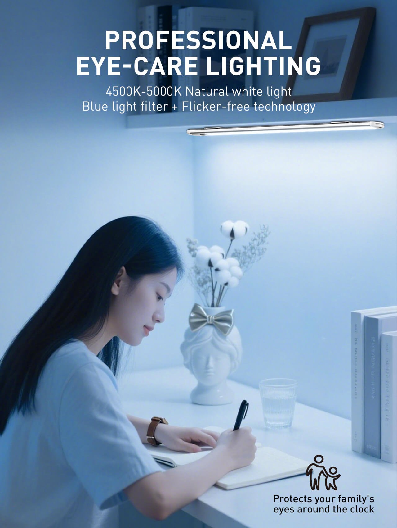 Professional eye-care lighting