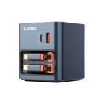 LDNIO | Q16 100W GaN Desktop Fast Charger with Dual Retractable Cables - Image 2