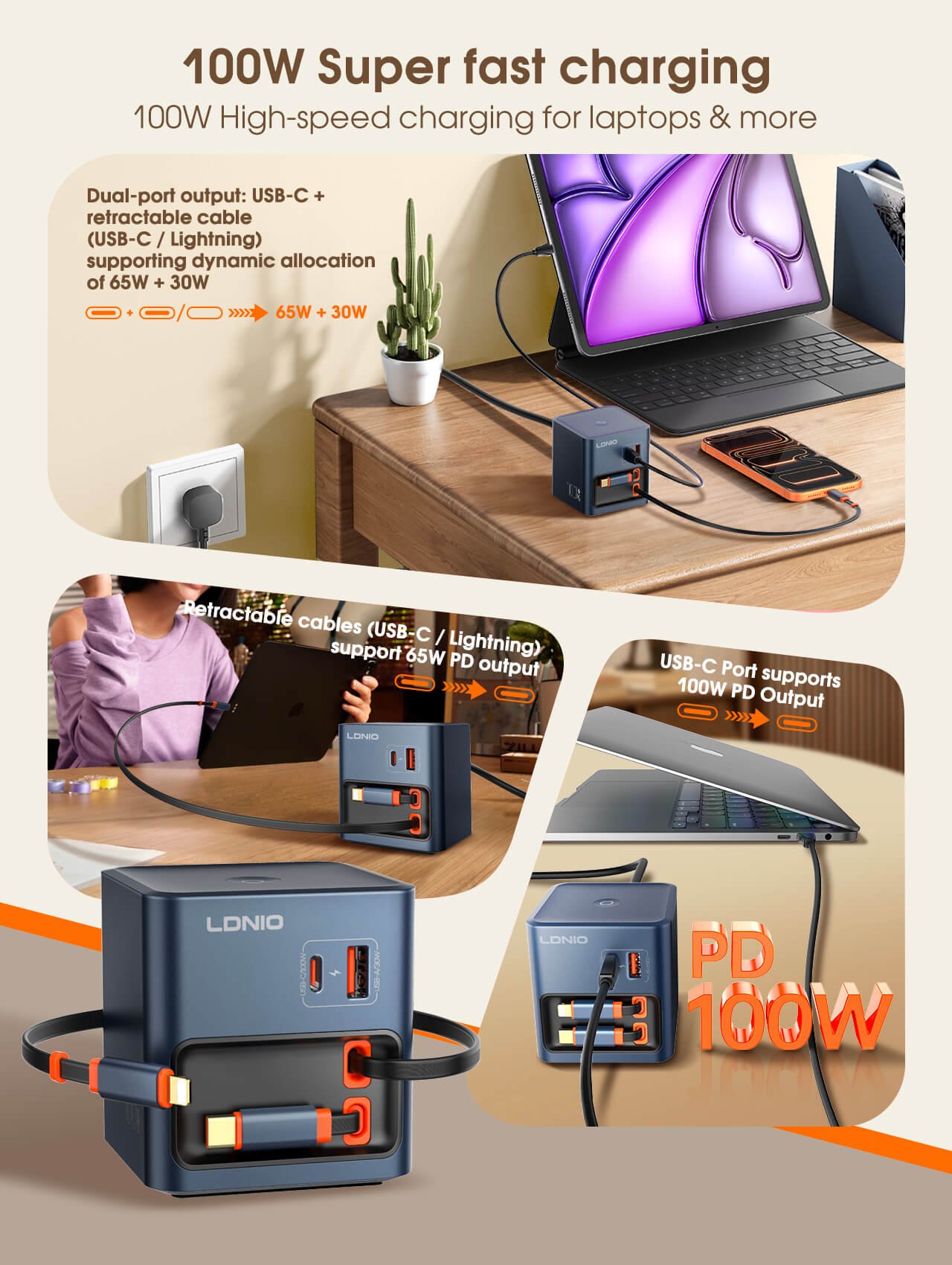 100W Super Fast Charging