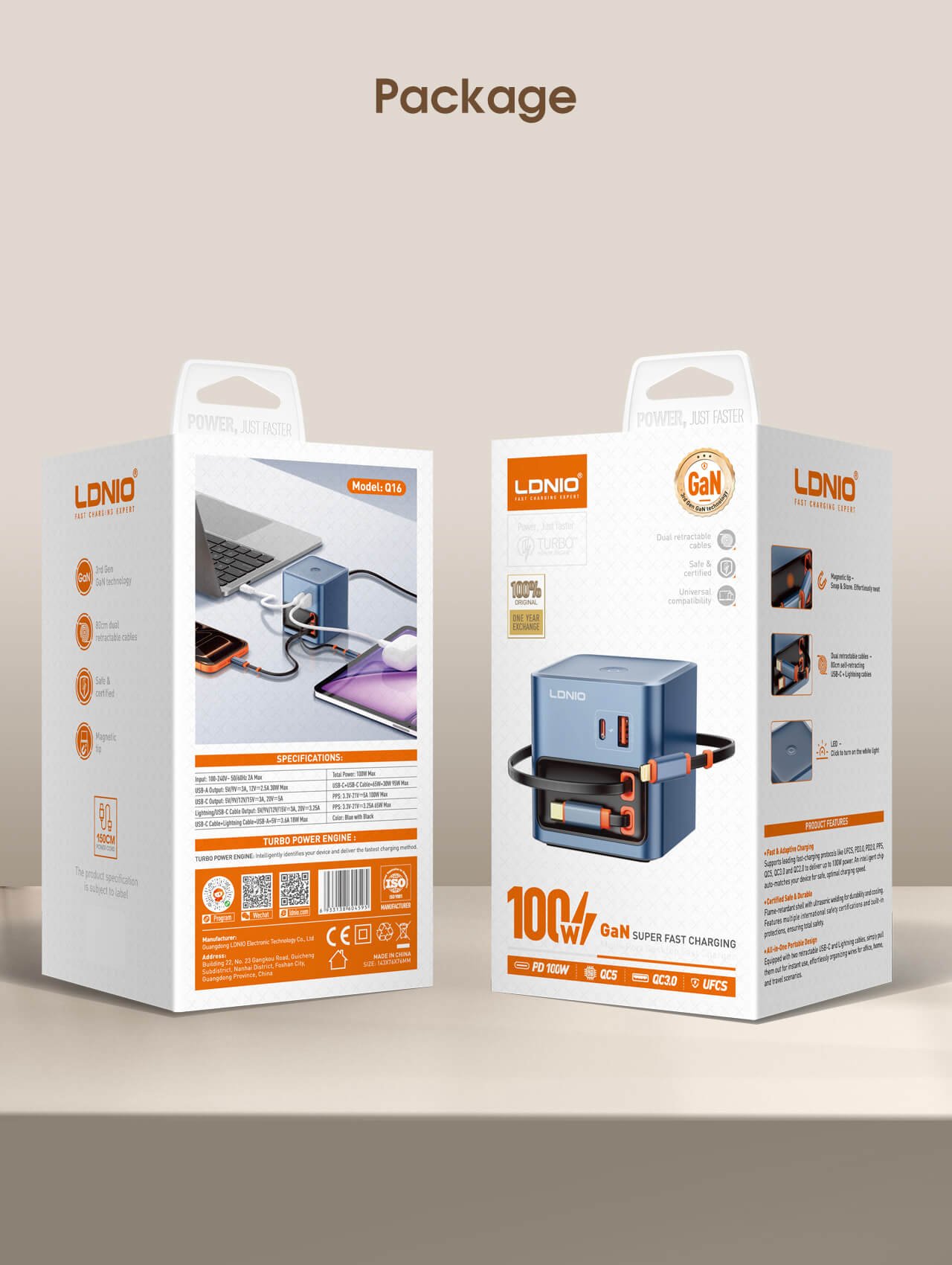 LDNIO Q16 Packing