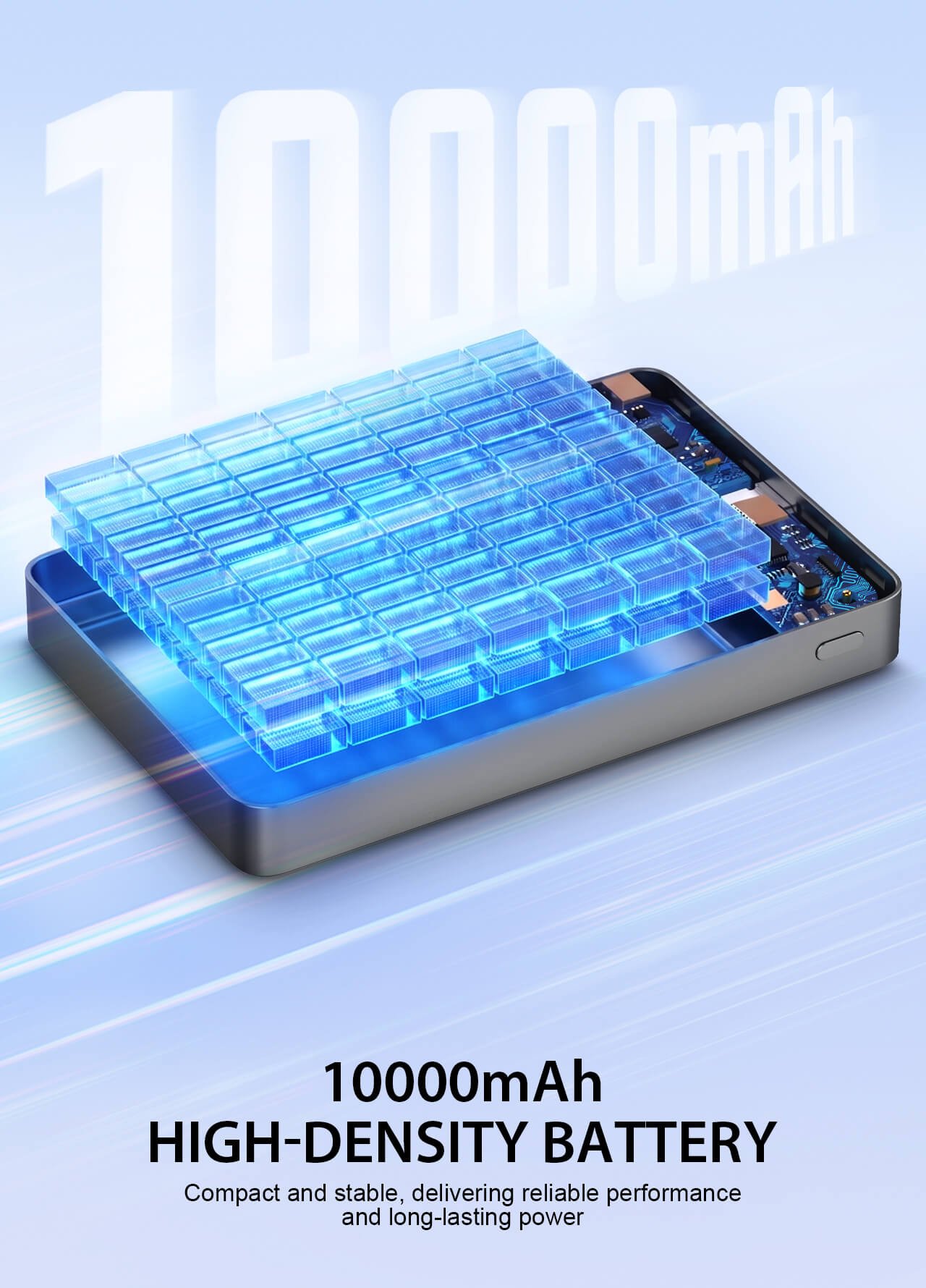 10000mAh High Density Battery