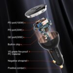 LDNIO | C102 160W 3-Port Fast Car Charger - Image 3