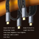 LDNIO | TC-11C 240W 8K High-Speed USB-C to USB-C Cable - Image 10
