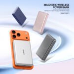 LDNIO | PQ42 10000mAh Magnetic Wireless Power Bank (Blue) - Image 5