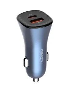 LDNIO C3 60W Fast Car Charger with Dual USB-C PD & USB-A Ports